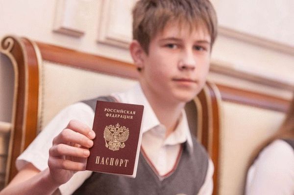 мальчик с паспортом
